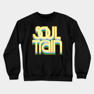 Dance disco soul train 70s Crewneck Sweatshirt